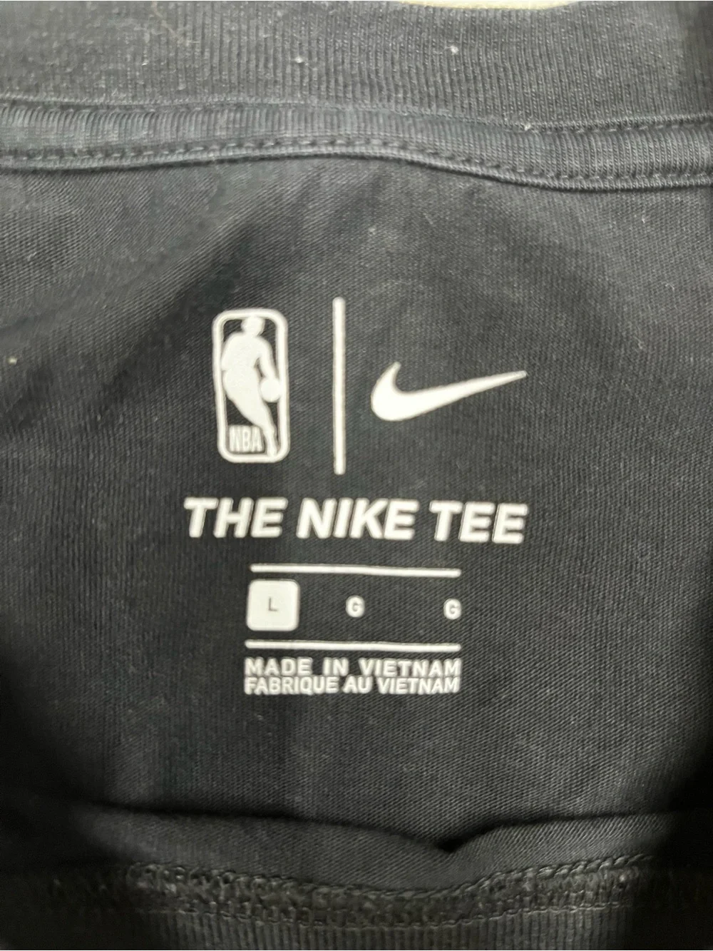 Nike Mens L Black Long Sleeve Tee with Green Shamrock and Boston Sleeve
